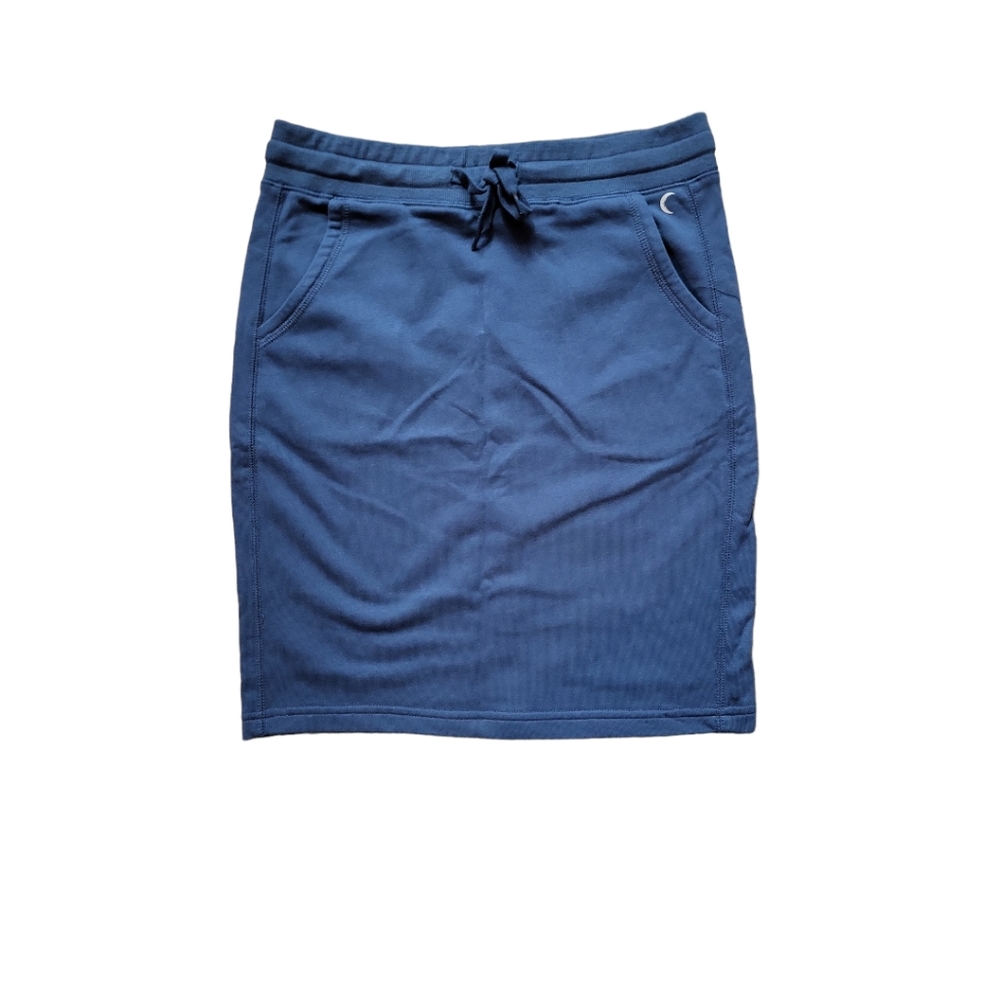 Navy Zyia Take Me Everywhere Skirt-Med